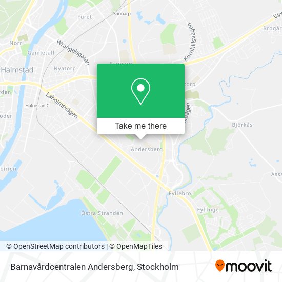 Barnavårdcentralen Andersberg map