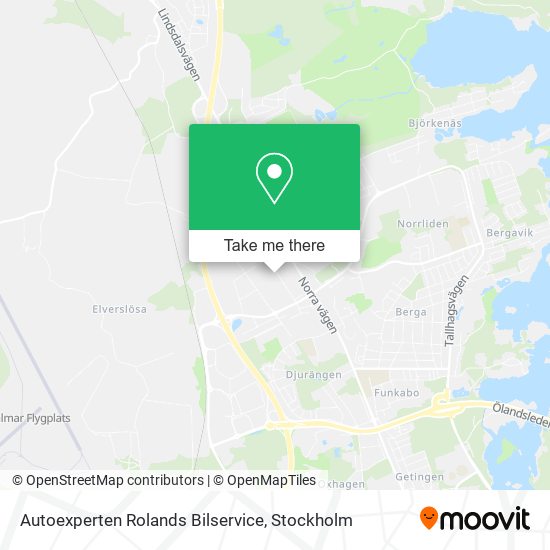 Autoexperten Rolands Bilservice map