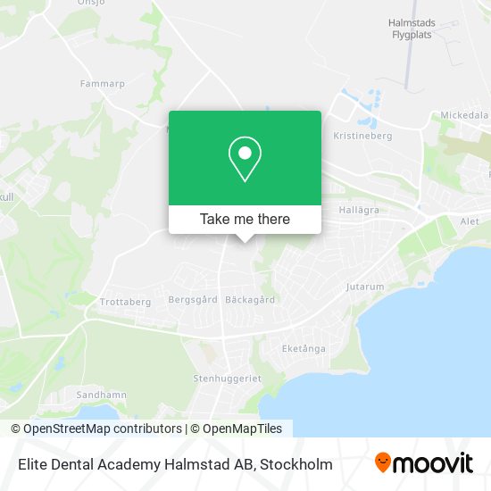 Elite Dental Academy Halmstad AB map