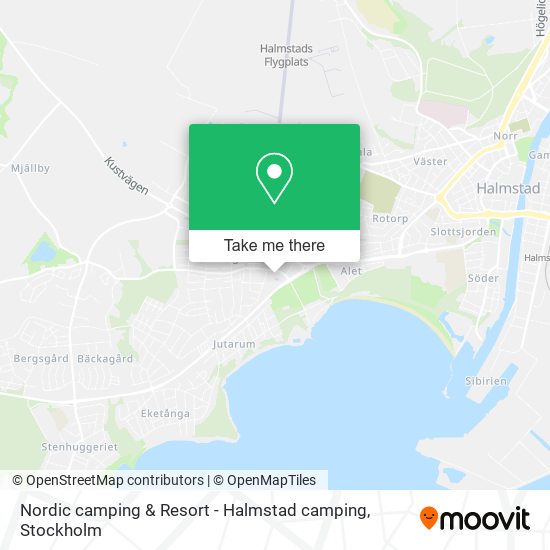 Nordic camping & Resort - Halmstad camping map