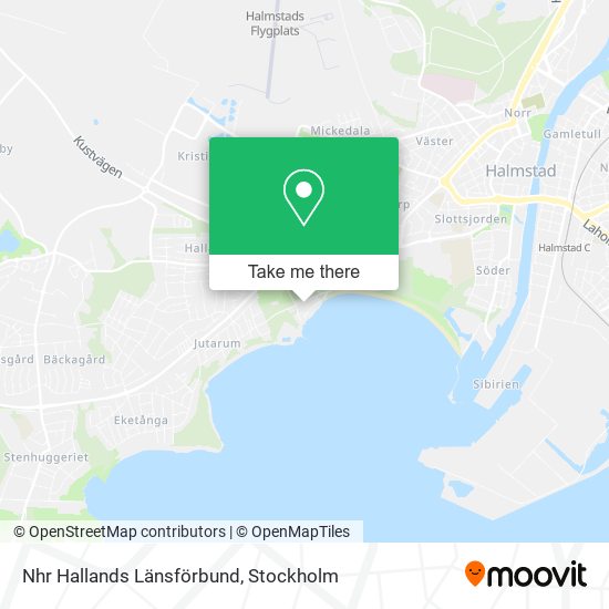 Nhr Hallands Länsförbund map