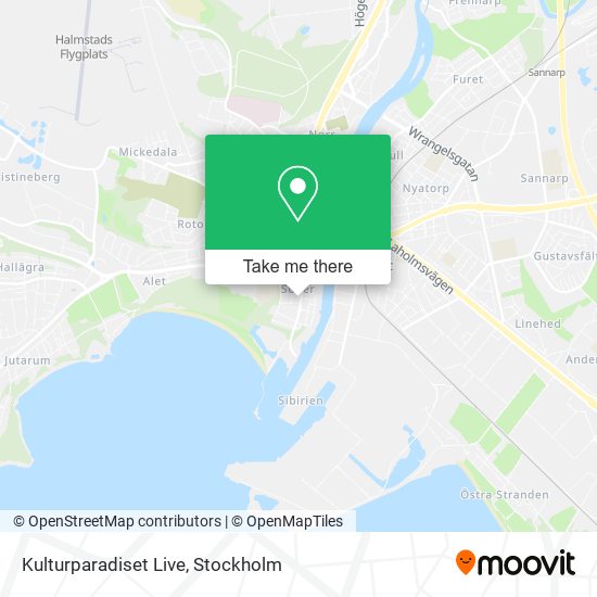 Kulturparadiset Live map