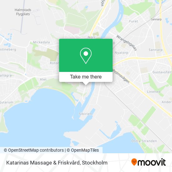 Katarinas Massage & Friskvård map
