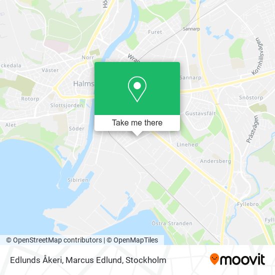 Edlunds Åkeri, Marcus Edlund map