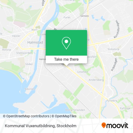 Kommunal Vuxenutbildning map