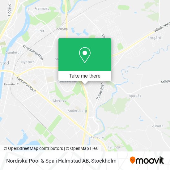 Nordiska Pool & Spa i Halmstad AB map