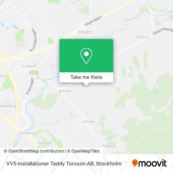 VVS-Installationer Teddy Torsson AB map
