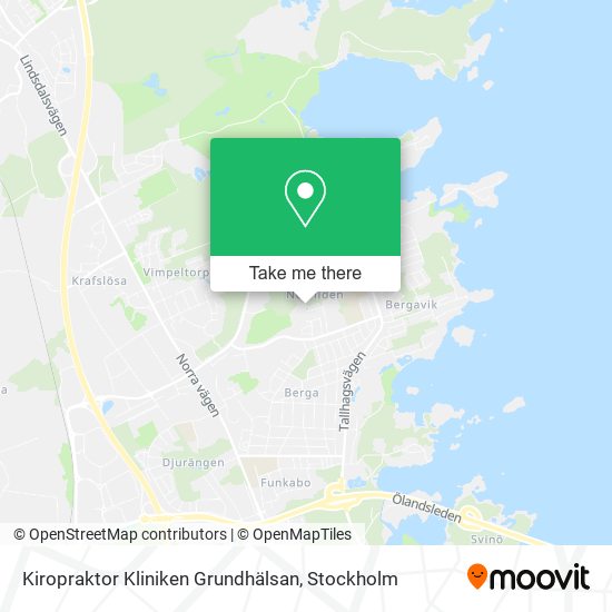 Kiropraktor Kliniken Grundhälsan map