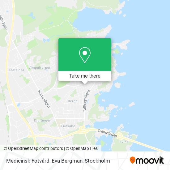 Medicinsk Fotvård, Eva Bergman map