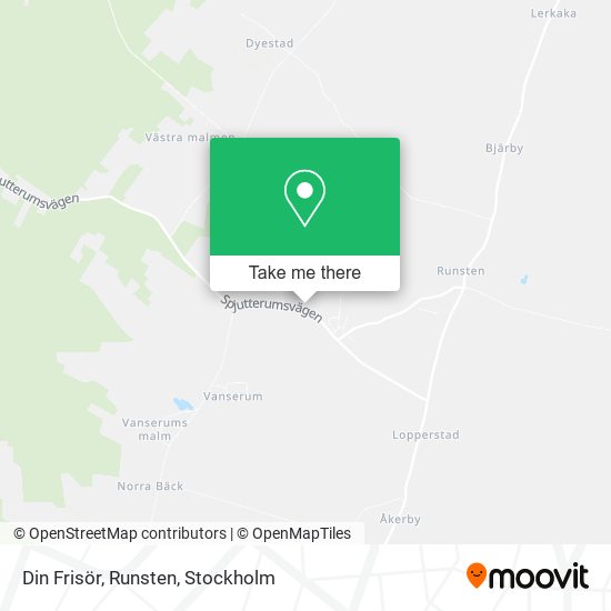 Din Frisör, Runsten map