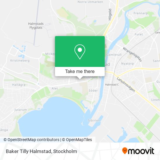 Baker Tilly Halmstad map