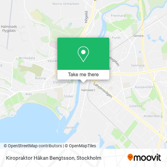 Kiropraktor Håkan Bengtsson map