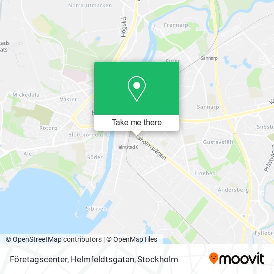 Företagscenter, Helmfeldtsgatan map