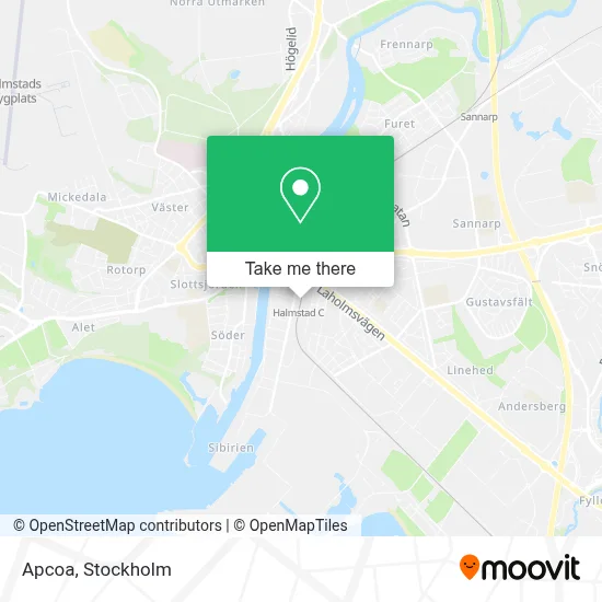 Apcoa map