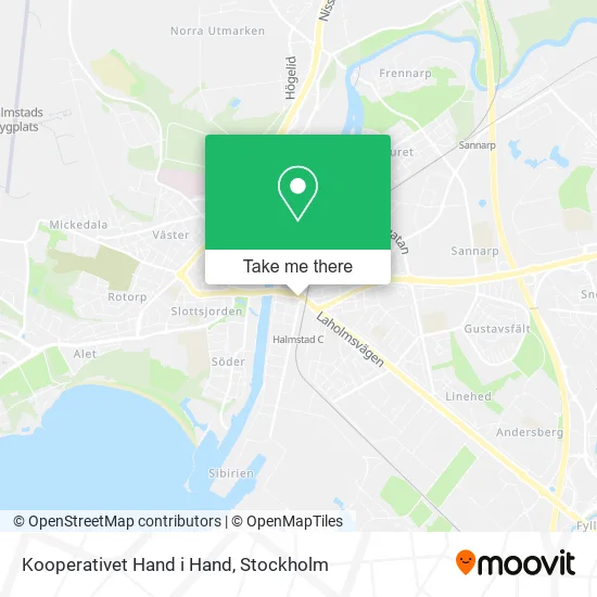 Kooperativet Hand i Hand map