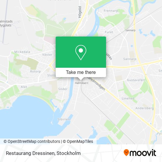 Restaurang Dressinen map