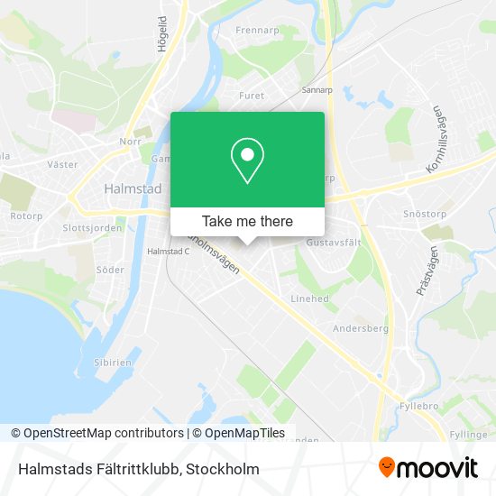 Halmstads Fältrittklubb map