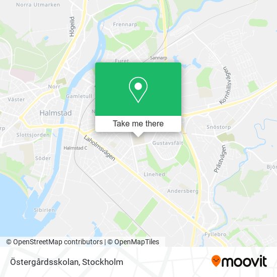 Östergårdsskolan map