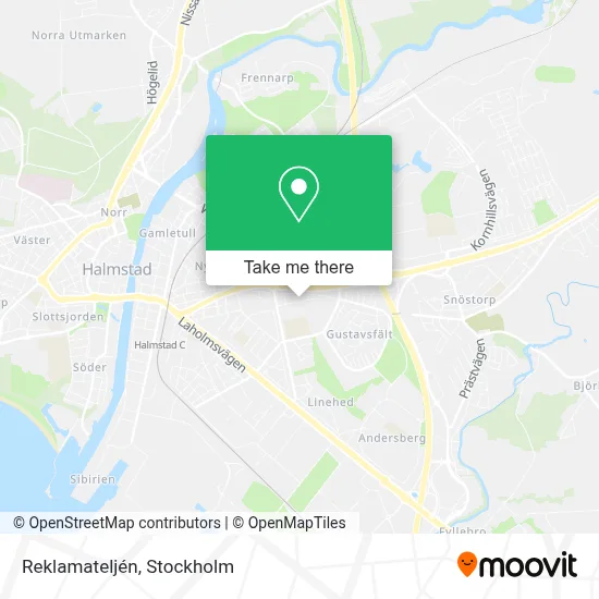 Reklamateljén map