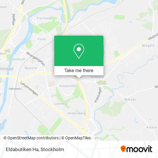 Eldabutiken Ha map