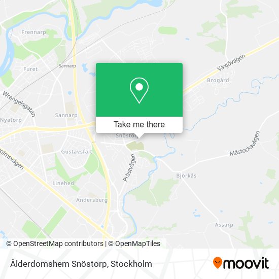 Ålderdomshem Snöstorp map