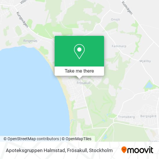 Apoteksgruppen Halmstad, Frösakull map