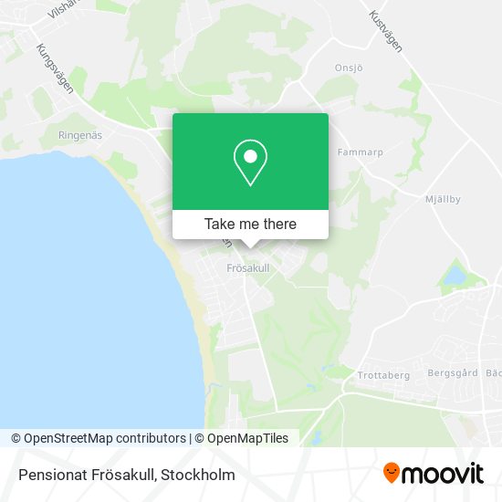 Pensionat Frösakull map
