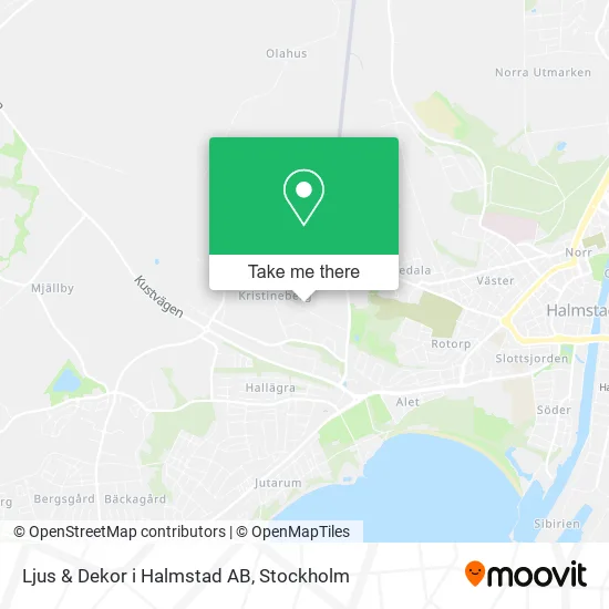 Ljus & Dekor i Halmstad AB map