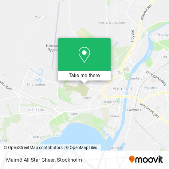 Malmö All Star Cheer map