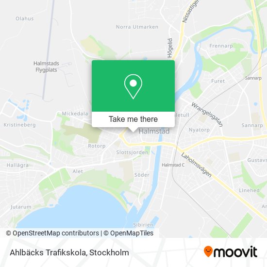 Ahlbäcks Trafikskola map