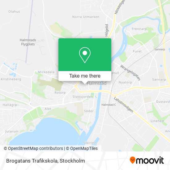 Brogatans Trafikskola map