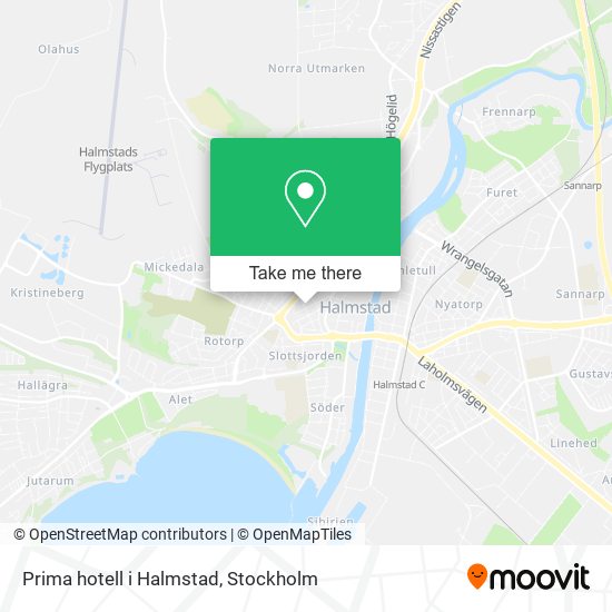 Prima hotell i Halmstad map