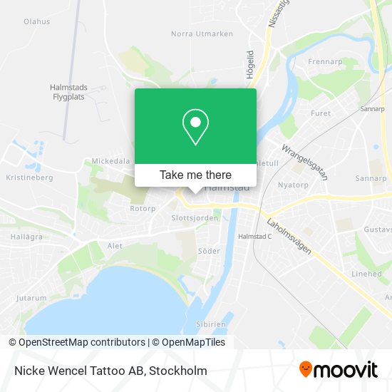 Nicke Wencel Tattoo AB map