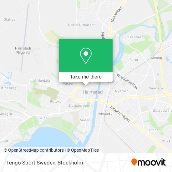 Tengo Sport Sweden map