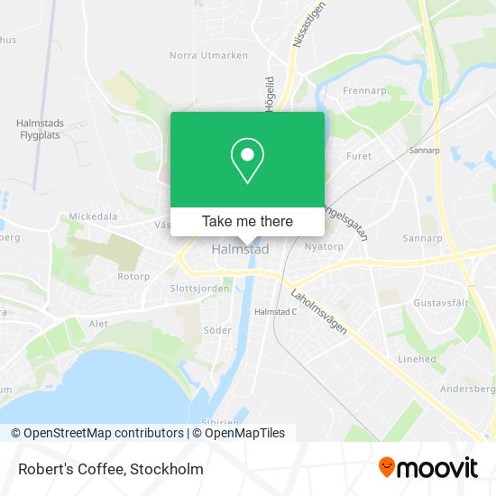 Robert's Coffee map