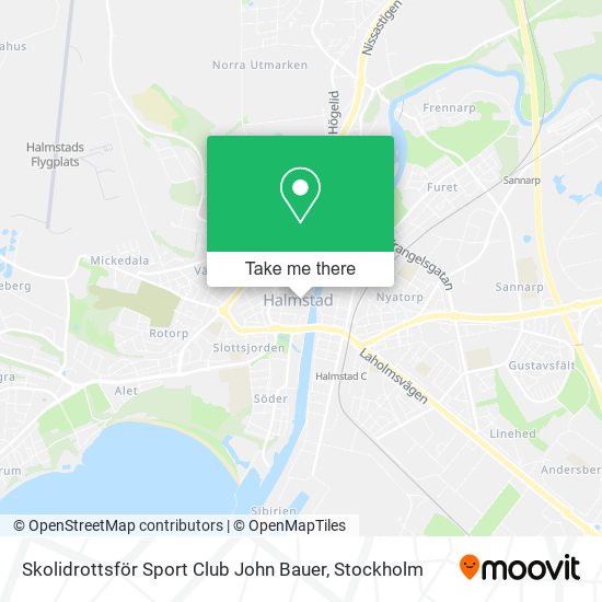Skolidrottsför Sport Club John Bauer map