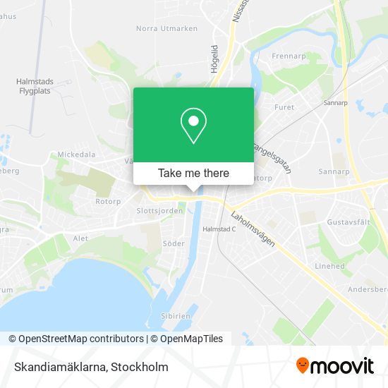 Skandiamäklarna map