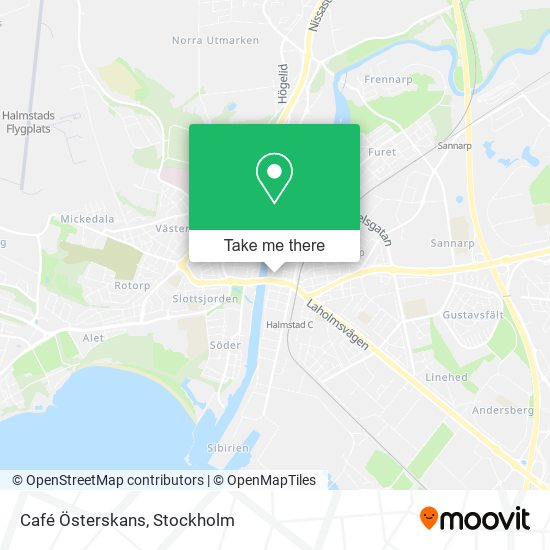 Café Österskans map