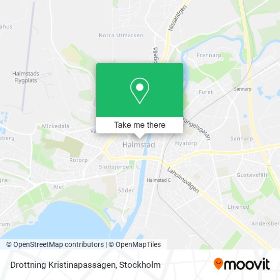 Drottning Kristinapassagen map