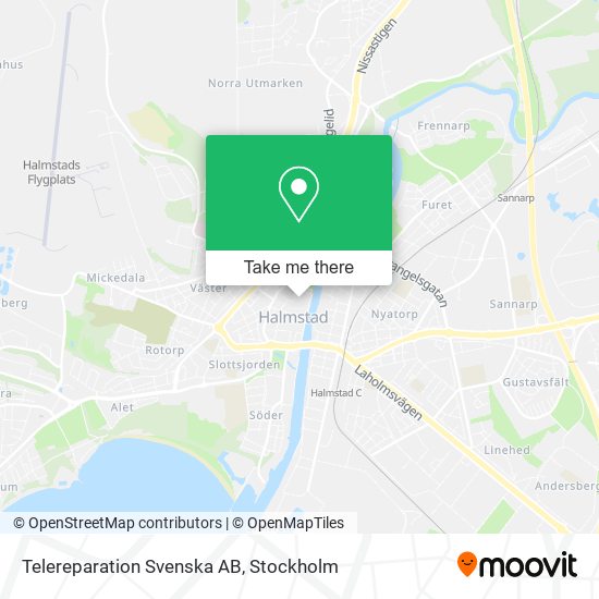 Telereparation Svenska AB map