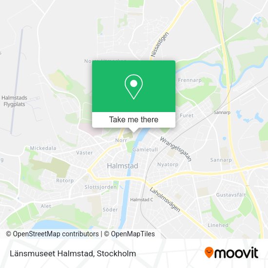 Länsmuseet Halmstad map
