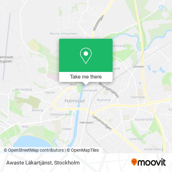 Awaste Läkartjänst map