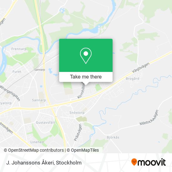 J. Johanssons Åkeri map