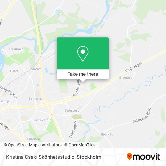 Kristina Csaki Skönhetsstudio map