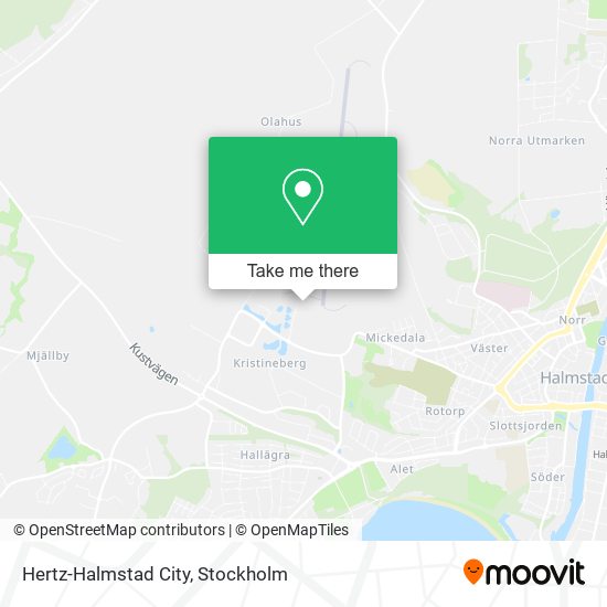Hertz-Halmstad City map