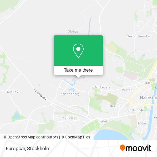 Europcar map