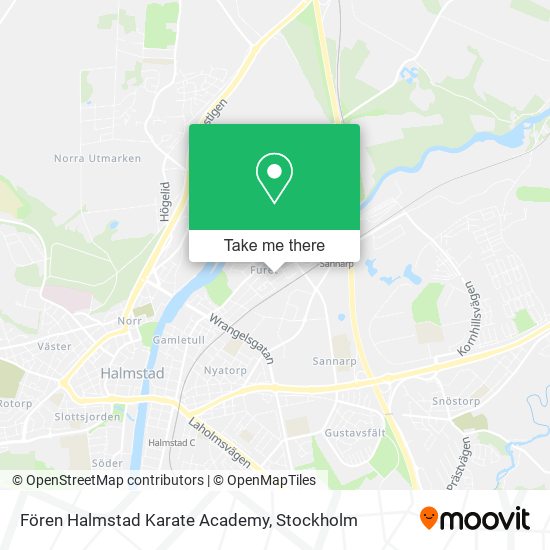 Fören Halmstad Karate Academy map