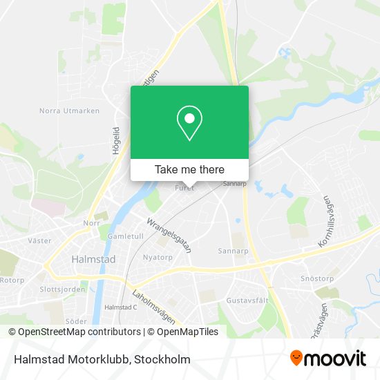 Halmstad Motorklubb map