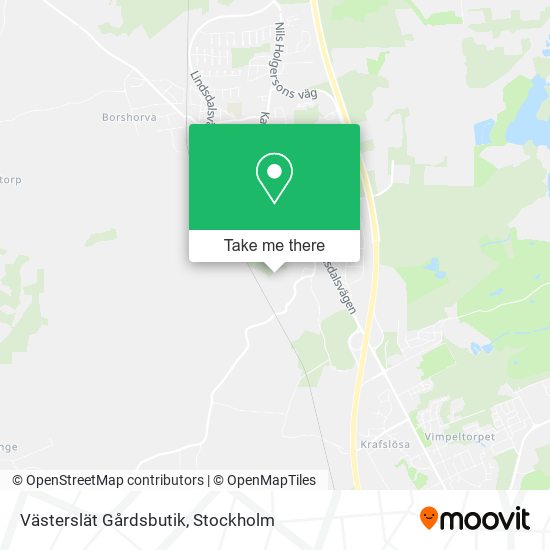Västerslät Gårdsbutik map