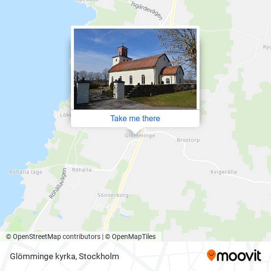 Glömminge kyrka map